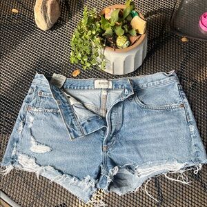 Agolde Parker Distressed Jean Shorts